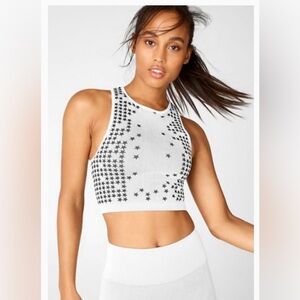 Fabletics Francis Seamless Crop Top Sport Bra M